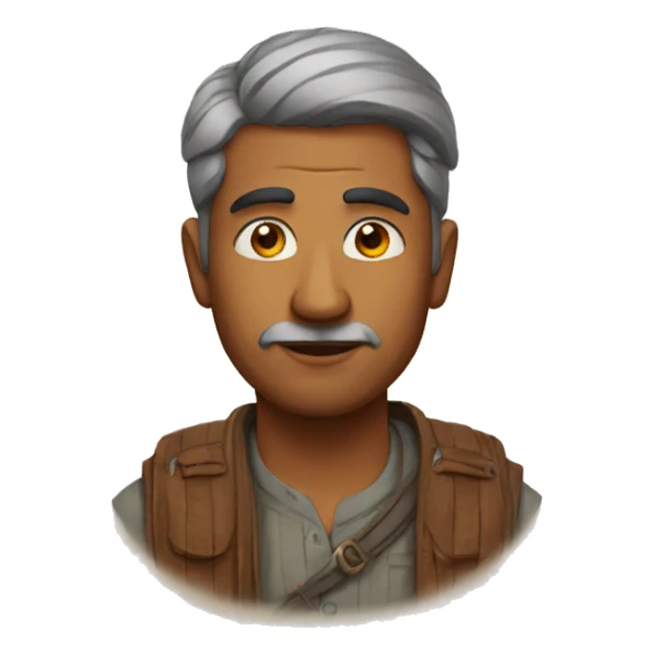 indian man coming back from the states sticker