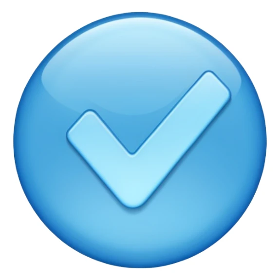 Mavi tik istagram  sticker