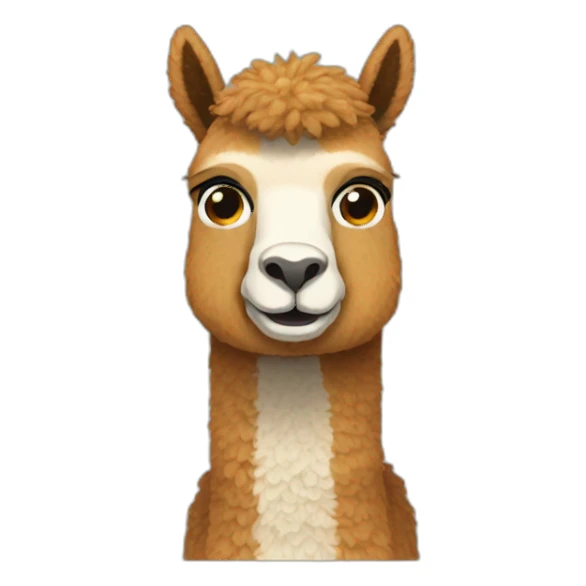 this is fine alpaca style sticker