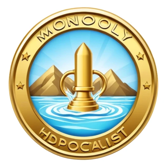 Monopoly hydro specialist badge  sticker