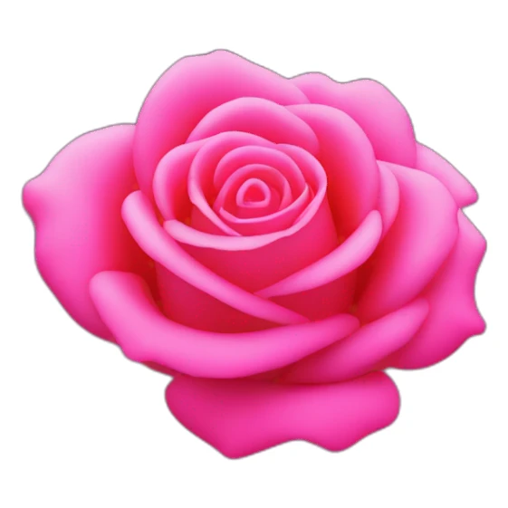 Cœur rose fluo sticker