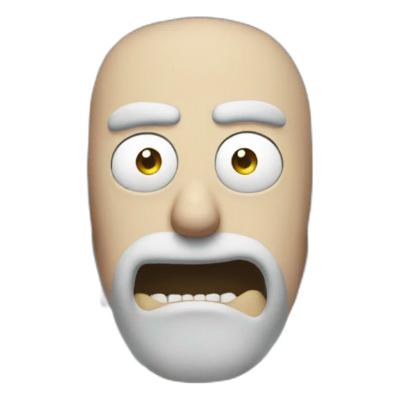 Rick from Rick and morty sticker