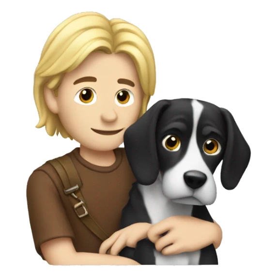 Kurt with dog sticker