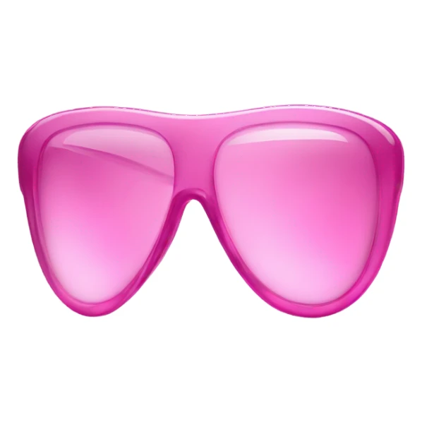 Cosmopolitan pink glass sticker