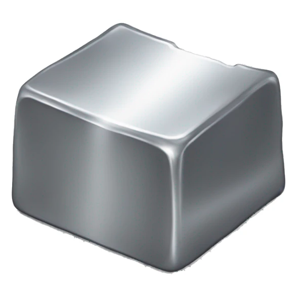 platinum ingot without symbols sticker