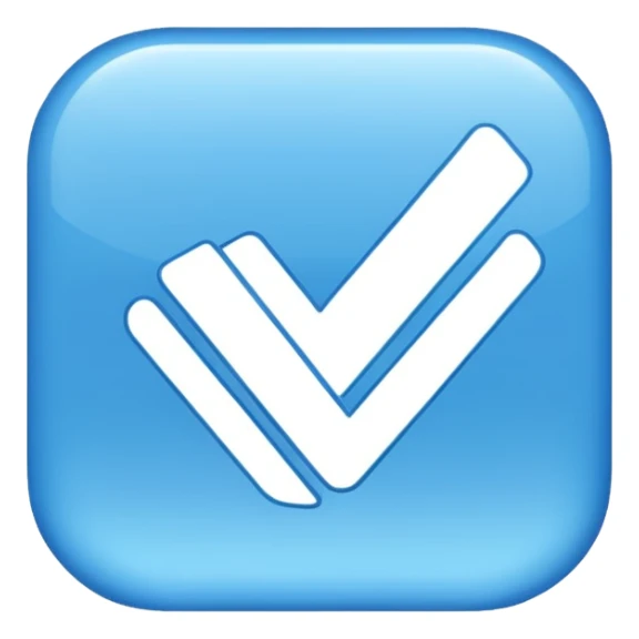 A blue tick used in instagram sticker