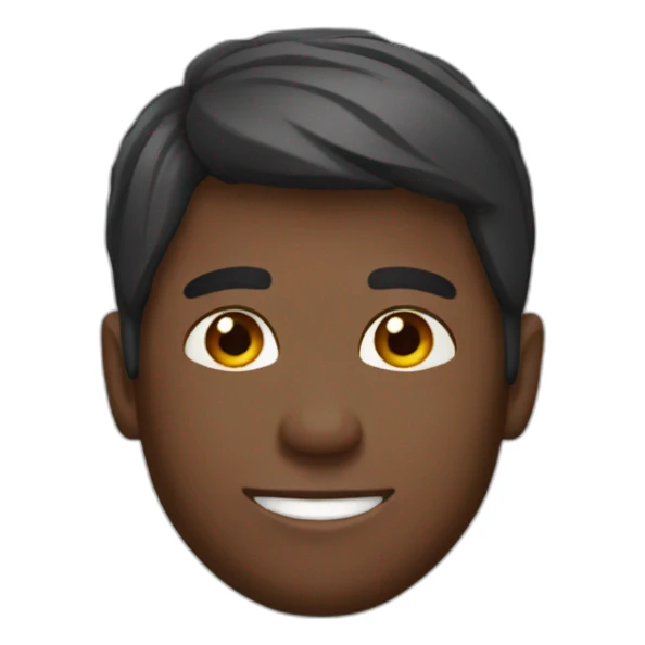 Triatleet donkerbruinhaar sticker