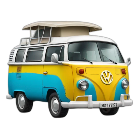 Vw camper boat sticker