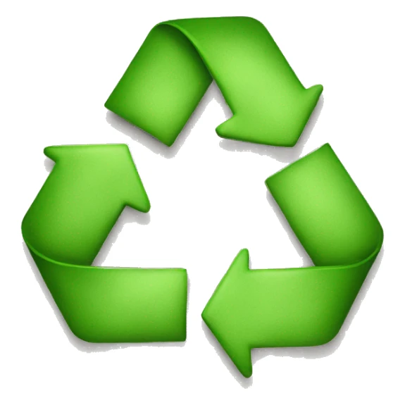 Recycling Symbol Emoji sticker