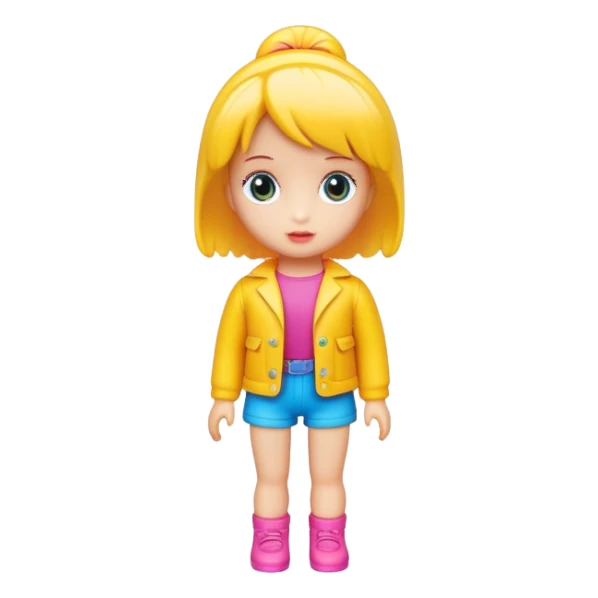 A brat doll sticker