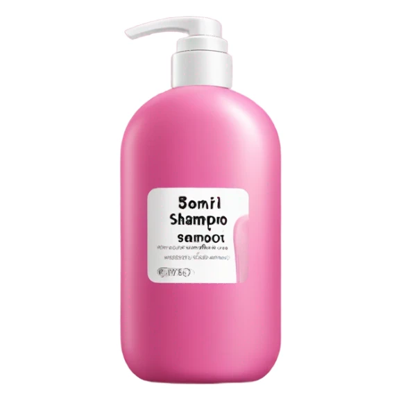 Pink shampoo and conditioner  sticker