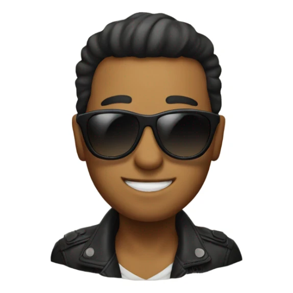 Me with sunglasses  sticker