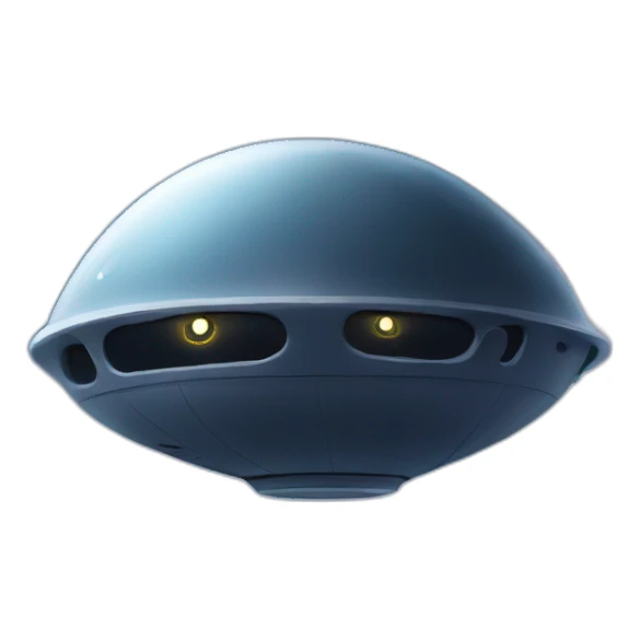 alienship in universe sticker