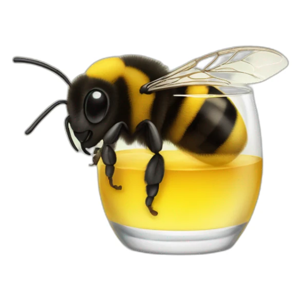 Bumblebee drink sticker