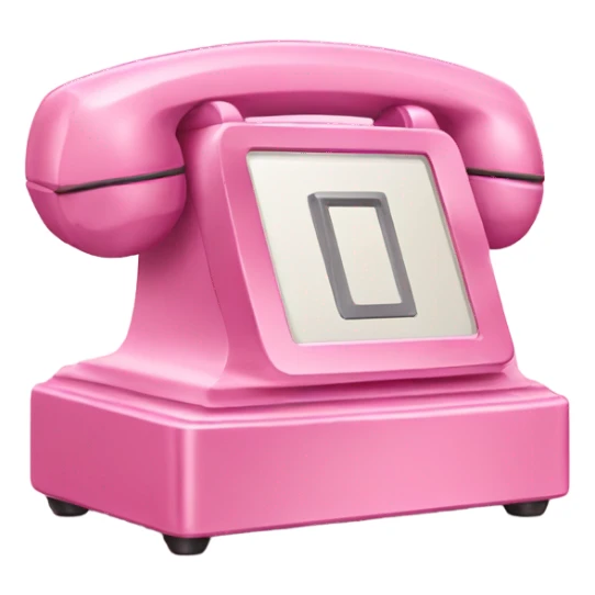 Pink phone  sticker