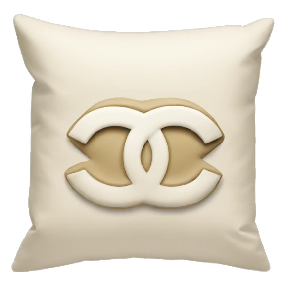 Chanel pillow beige sticker