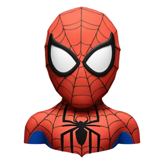3D Style Spider-Man and e sticker