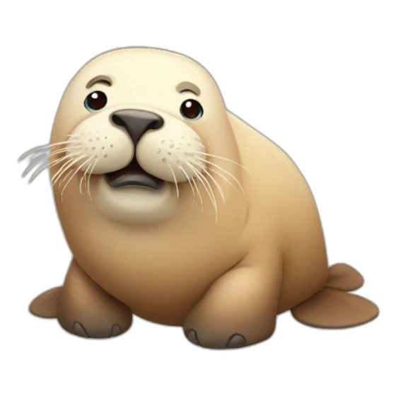 cute walrus sticker