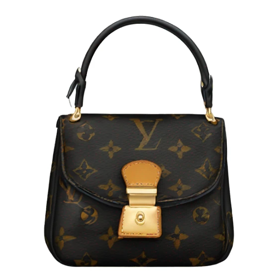 Louis Vuitton bag black sticker