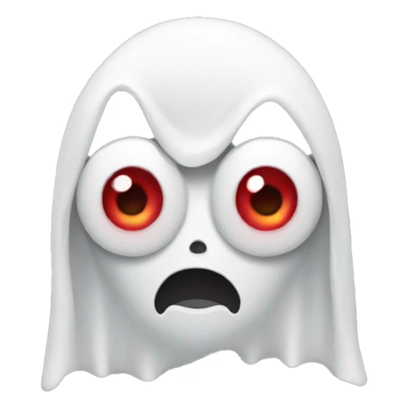 Ghost Red Eyes sticker
