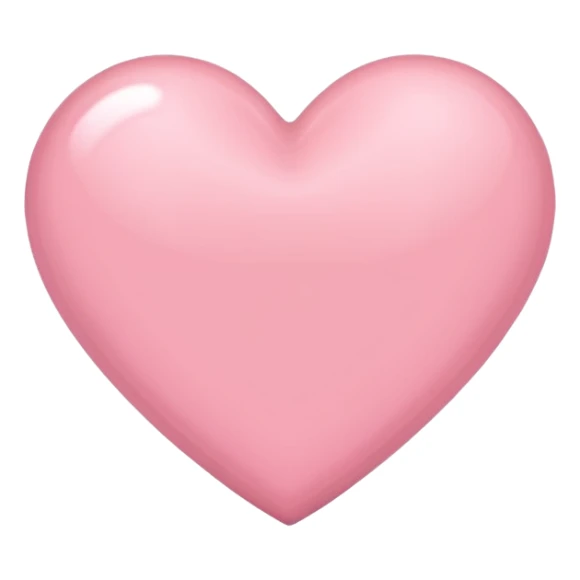 baby pink heart sticker
