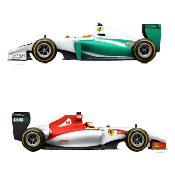 F1 race car sticker
