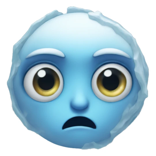 frozen moon three eyes sticker