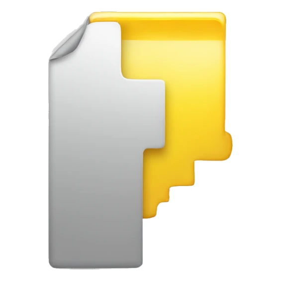 Yellow downloading icon sticker
