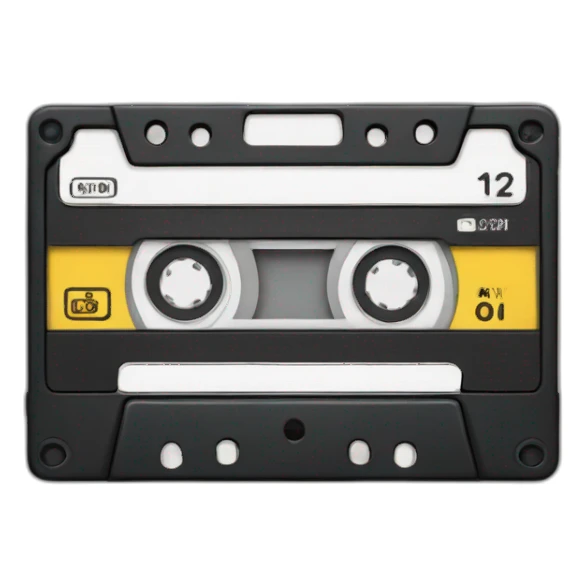 Cassette sticker