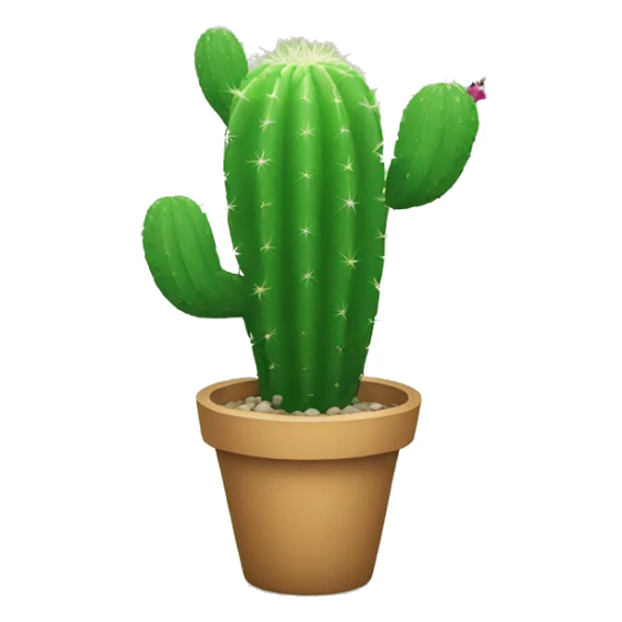 Bird cactus sticker