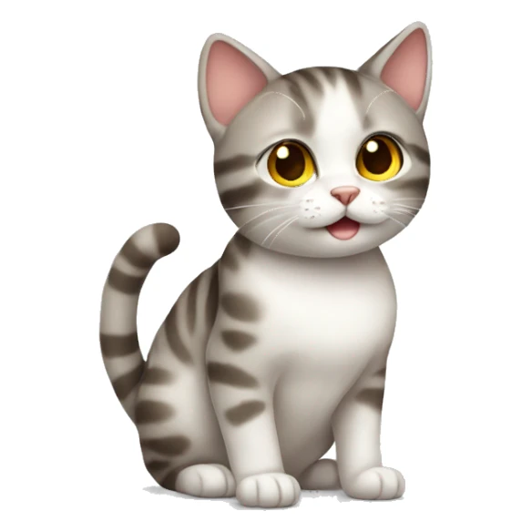 Cute cat sticker