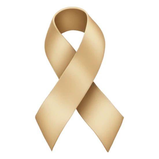 beige ribbon sticker