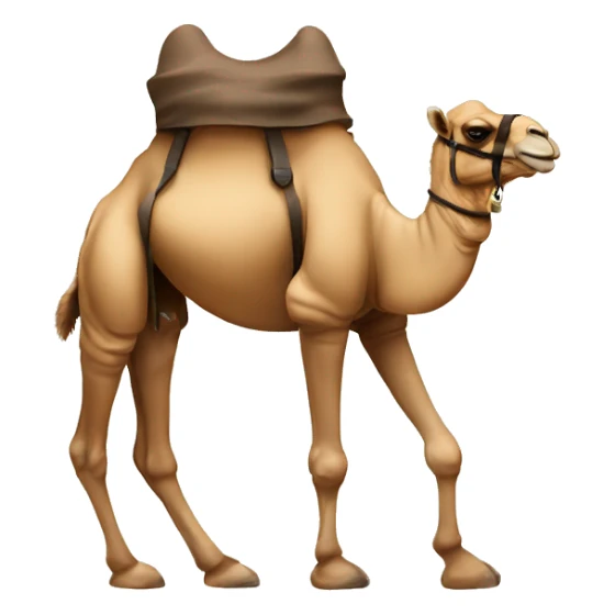 Camel with a gun sticker