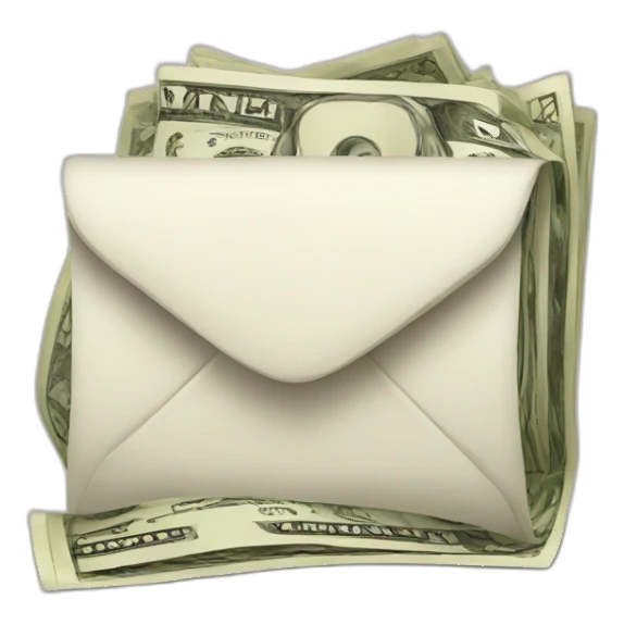 Letter M millionaire money sticker