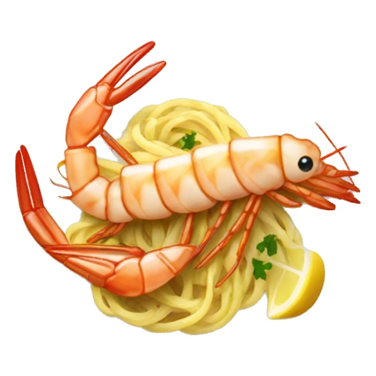 shrimp scampi sticker