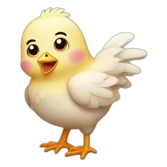 little chicken sticker