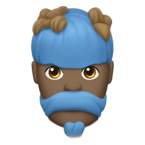 Blue ceklis instagram sticker