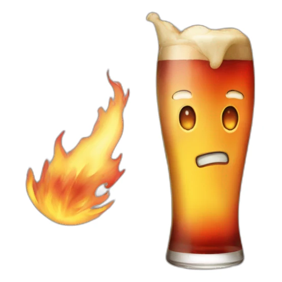 burn and imbibe sticker