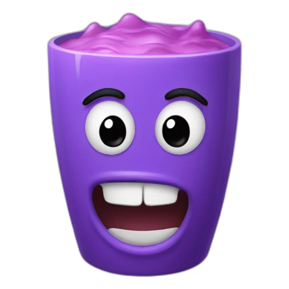 Grimace shake sticker