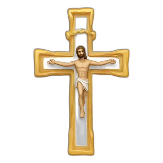 cruz de cristo sticker