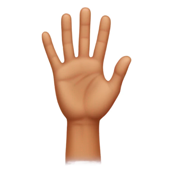 Hang loose hand tan sticker