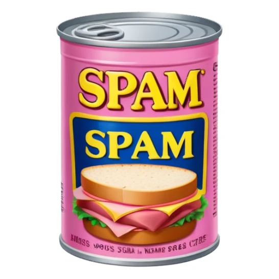  SPAM meat paris cafes landscape  sticker