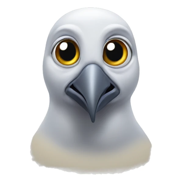 see no evil pigeon sticker