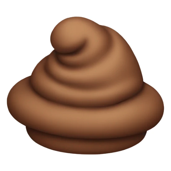 poop with hat sticker