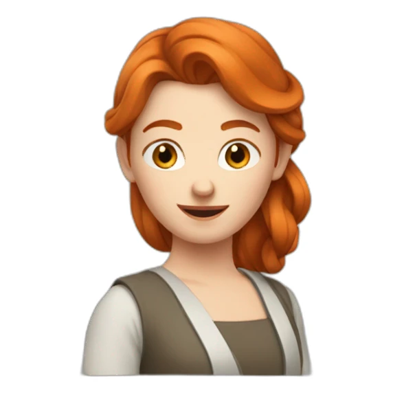 Une rousse drôle sticker