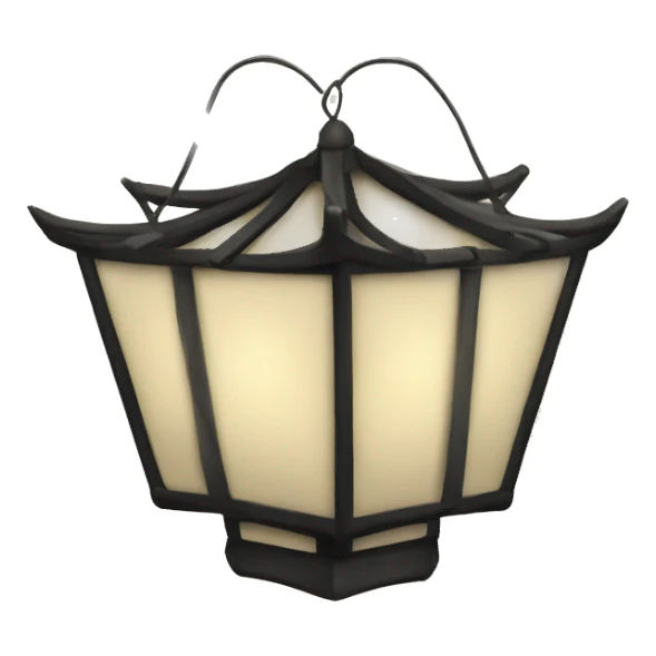 Oriental paper Latern sticker