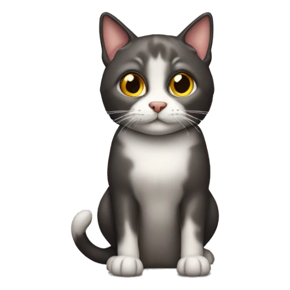 Katze mit Hund umarmen  sticker