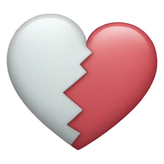 Left side heart emoji sticker