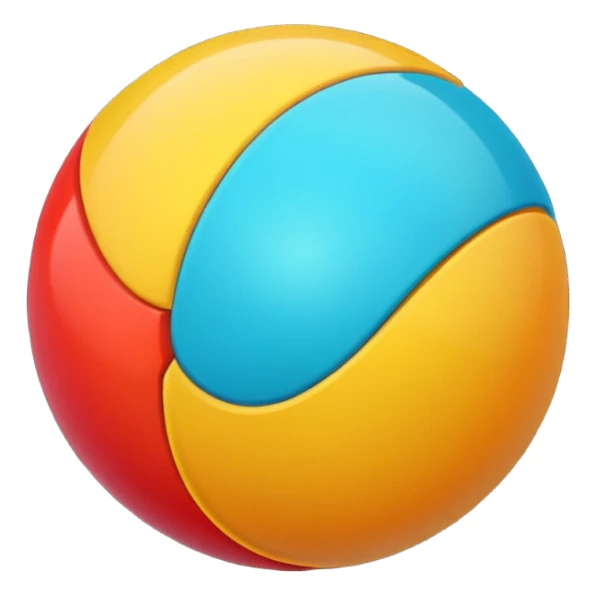 colored ball sticker