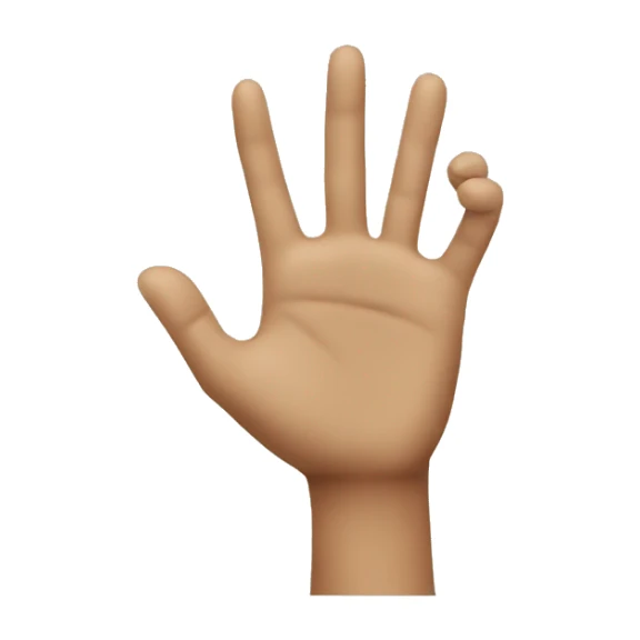 talk to the hand  sticker